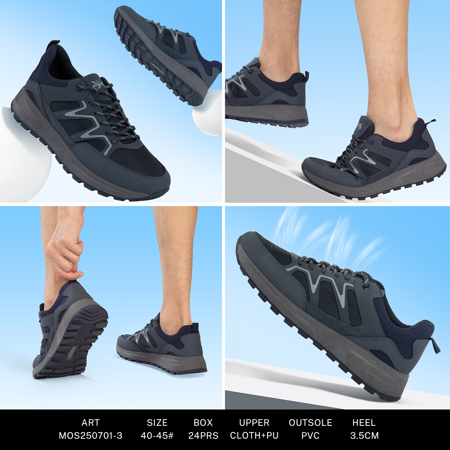 Sneakers Man Mos250701 - 3 - Fornitura all'ingrosso di Scarpe Uomo da Jomix Shoes B2B