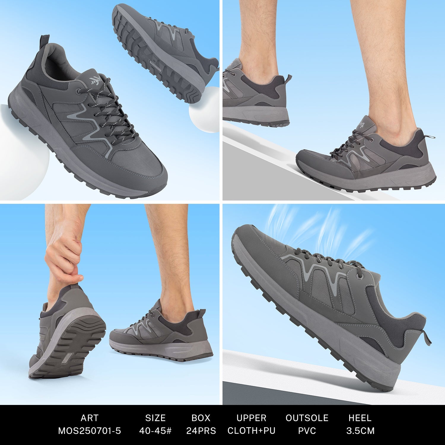 Sneakers Man Mos250701 - 5 - Fornitura all'ingrosso di Scarpe Uomo da Jomix Shoes B2B