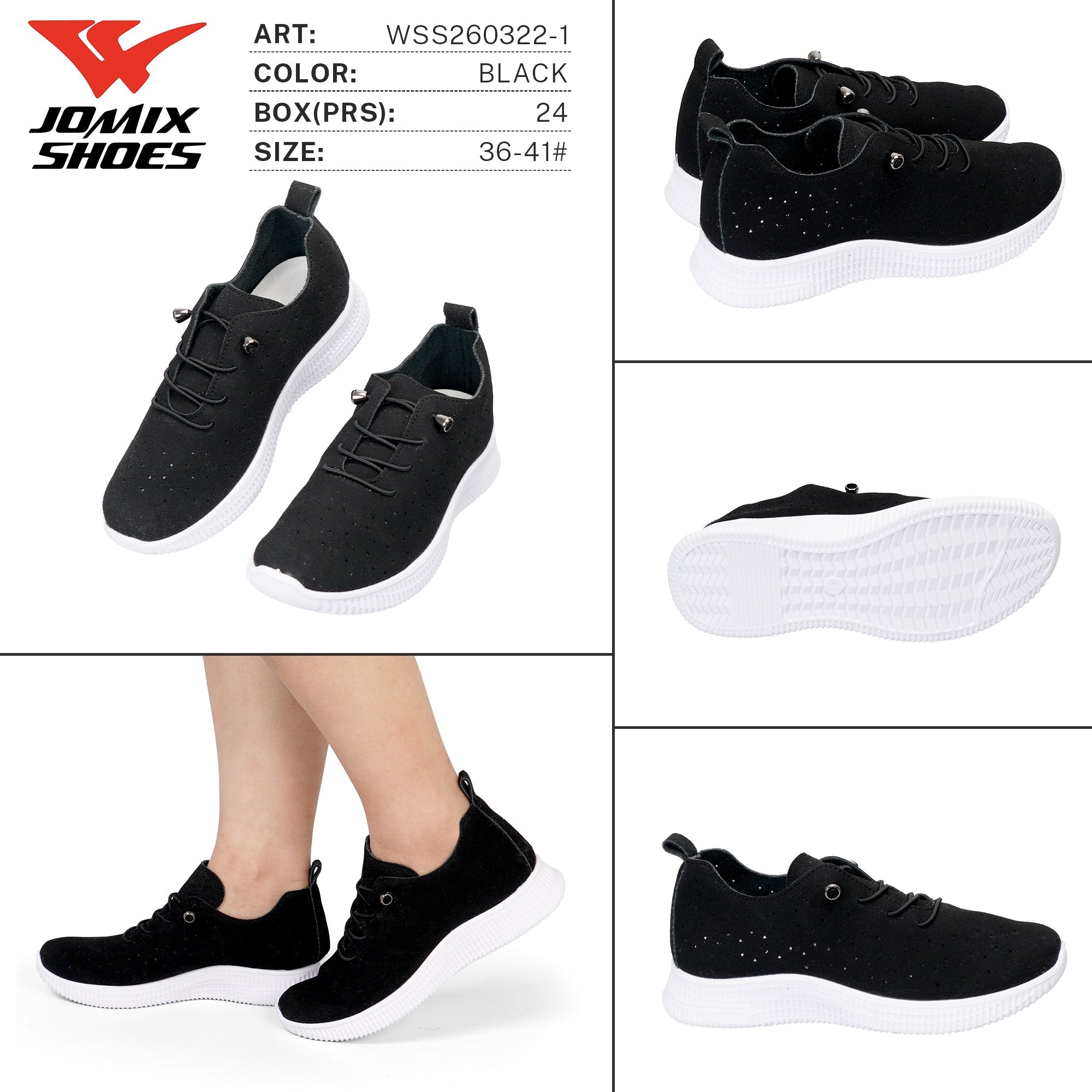 Sneakers Slip On da Donna WSS260322 - 1 - Fornitura all'ingrosso di Sneakers Donna da Jomix Shoes B2B