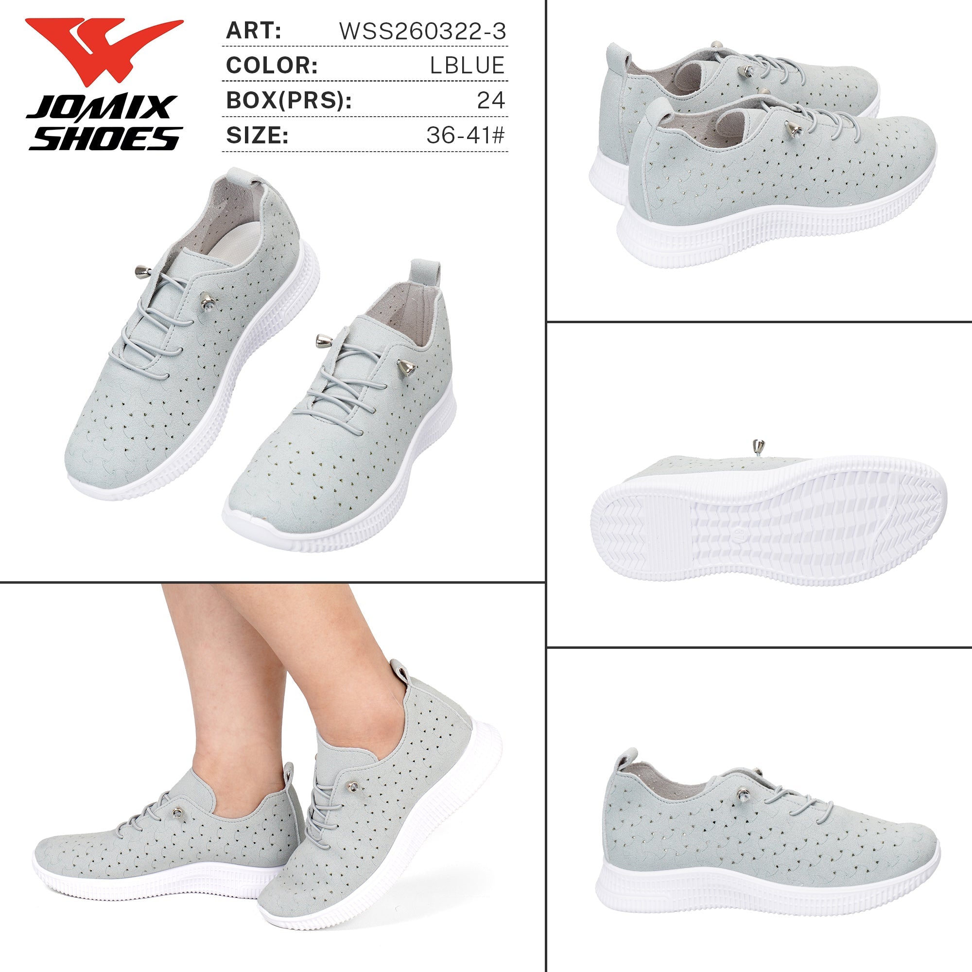 Sneakers Slip On da Donna WSS260322 - 3 - Fornitura all'ingrosso di Sneakers Donna da Jomix Shoes B2B
