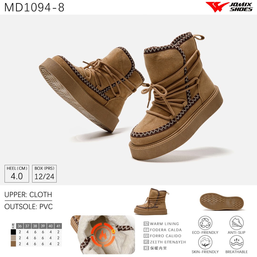 Stivali Da Neve Donna Jomix Shoes MD1094 - 8 - Fornitura all'ingrosso di Scarpe Donna da Jomix Shoes B2B